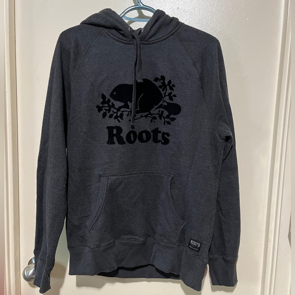 ROOTS GREY PULLOVER SWEATER